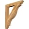 Ekena Millwork Funston Slat Rough Sawn Bracket, Western Red Cedar, 4"W x 30"D x 34"H BKT04X30X34FST06RWR - alternate 1